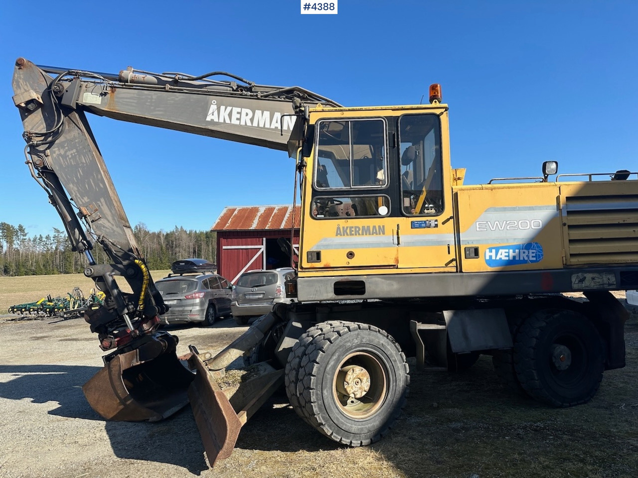 1995 Åkermann EW200 Wheel machine w/ grading bucket og tiltrotator. WATCH VIDEO. - מחפר: תמונה 2 1995 Åkermann EW200 Wheel machine w/ grading bucket og tiltrotator. WATCH VIDEO. - מחפר: תמונה 2