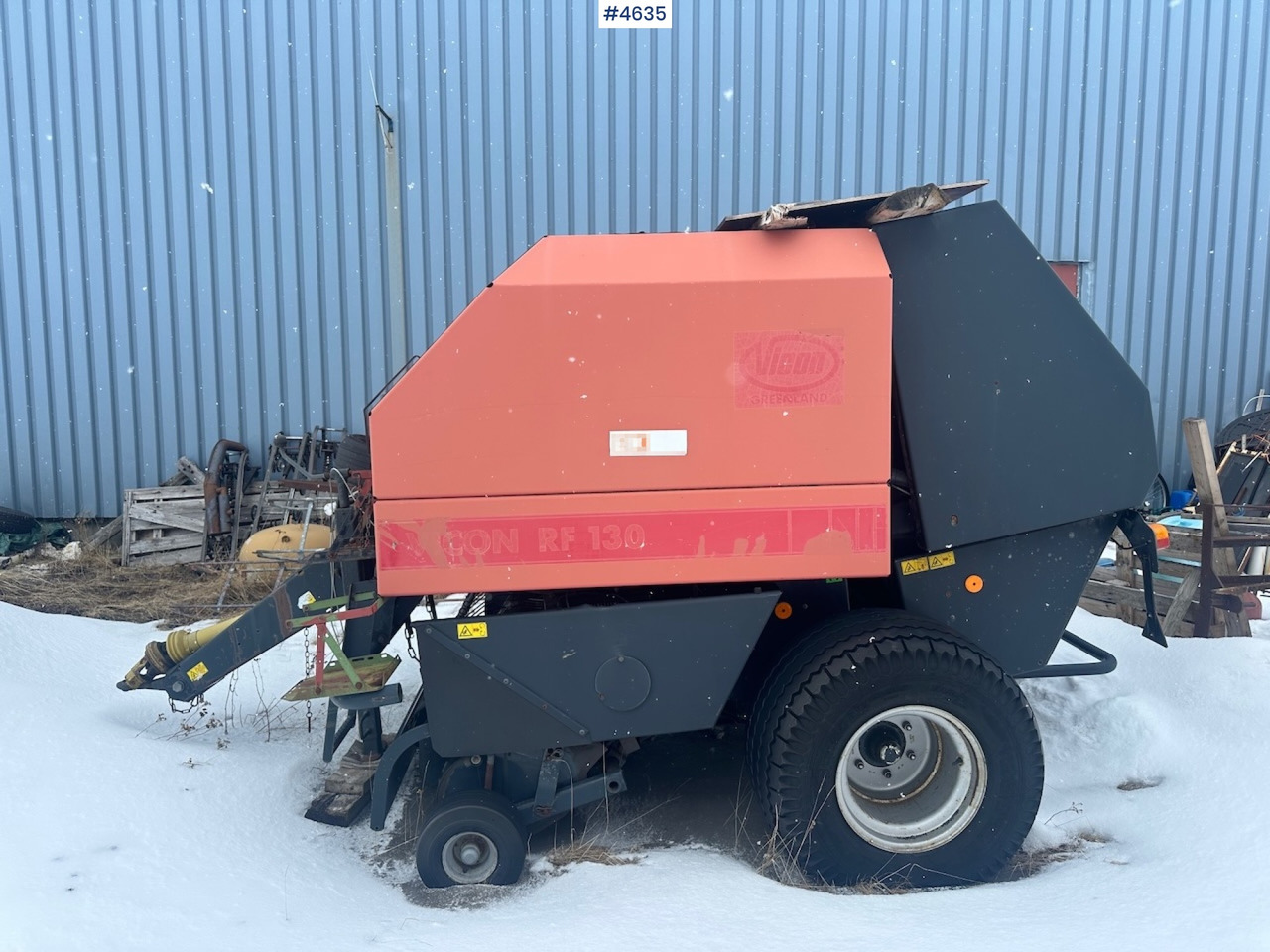 1998 Vicon RF 130 Round baler. - ציוד חציר ומספוא: תמונה 4 1998 Vicon RF 130 Round baler. - ציוד חציר ומספוא: תמונה 4