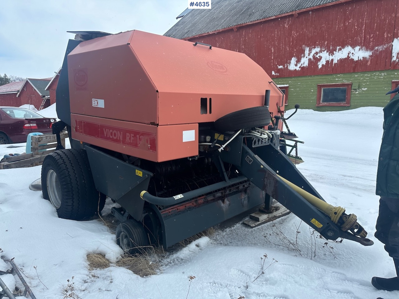 1998 Vicon RF 130 Round baler. - ציוד חציר ומספוא: תמונה 5 1998 Vicon RF 130 Round baler. - ציוד חציר ומספוא: תמונה 5