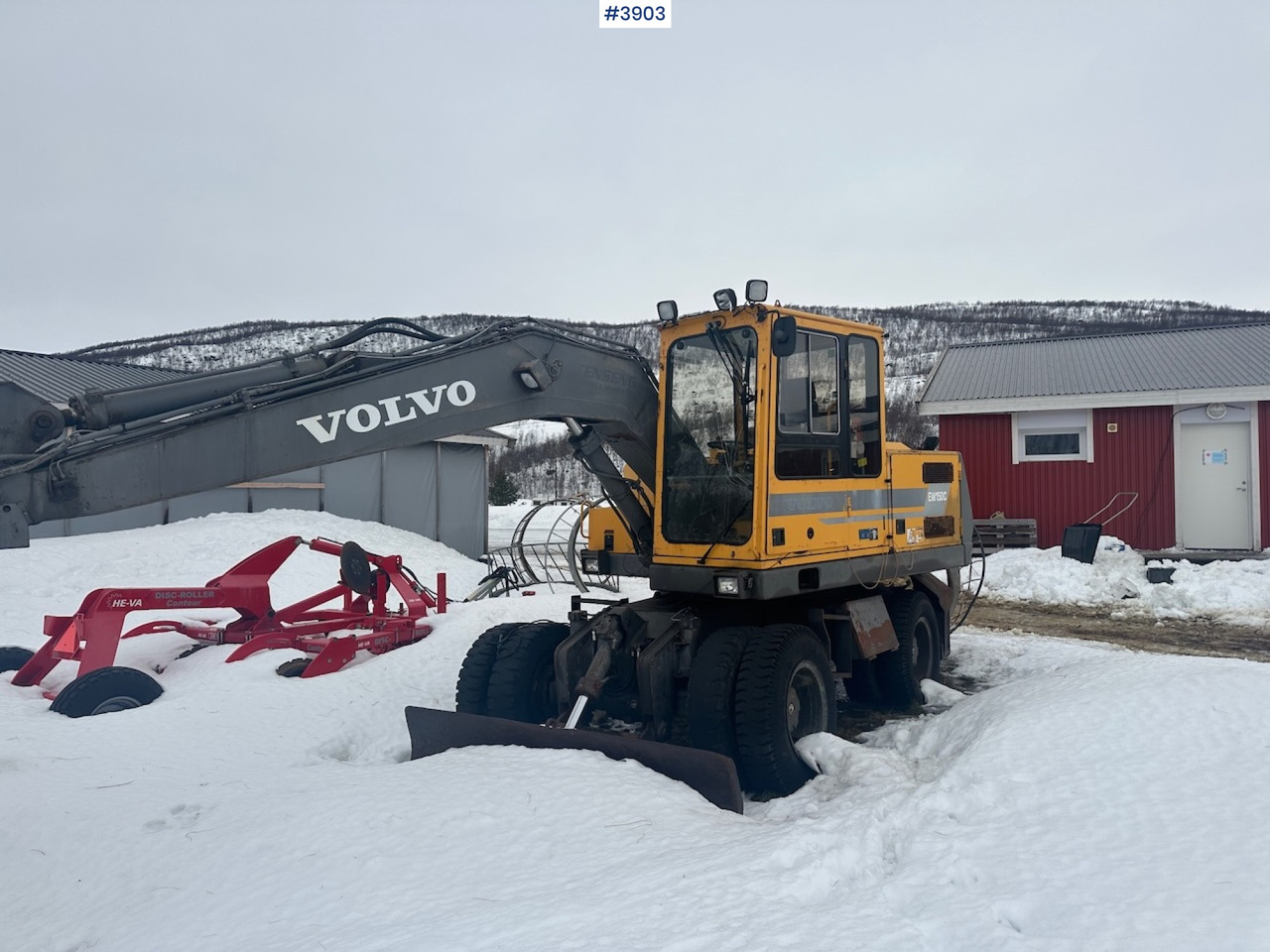1998 Volvo EW150C wheel digger rep object w/ sanding bucket - מחפר: תמונה 2 1998 Volvo EW150C wheel digger rep object w/ sanding bucket - מחפר: תמונה 2