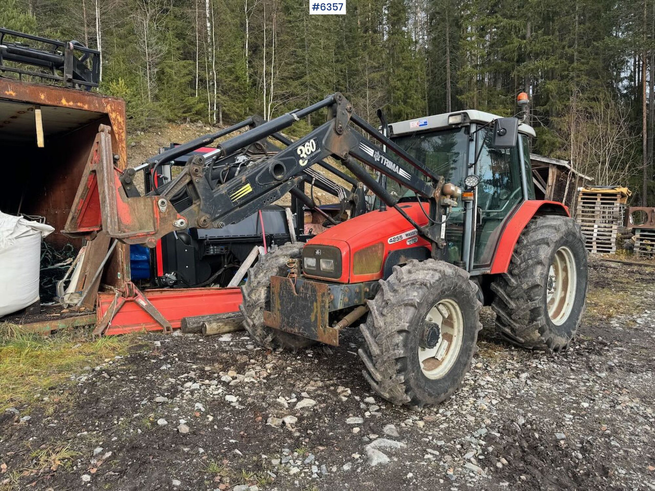 2000 Massey Ferguson 4255 m/ frontlaster - טרקטור חקלאי: תמונה 4 2000 Massey Ferguson 4255 m/ frontlaster - טרקטור חקלאי: תמונה 4