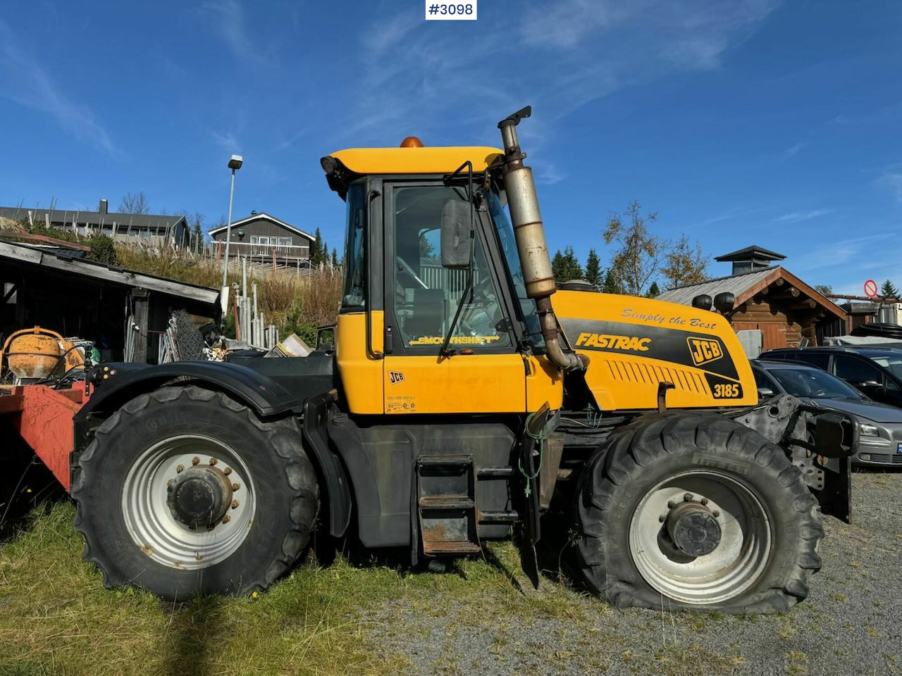 2001 JCB Fastrac 3185 4x4. The plow rigged and two sets of tires. - טרקטור חקלאי: תמונה 4 2001 JCB Fastrac 3185 4x4. The plow rigged and two sets of tires. - טרקטור חקלאי: תמונה 4
