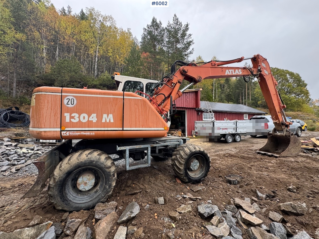 2002 Atlas 1304 w/ 1 backhoe bucket Low Hours! - מחפר: תמונה 5 2002 Atlas 1304 w/ 1 backhoe bucket Low Hours! - מחפר: תמונה 5