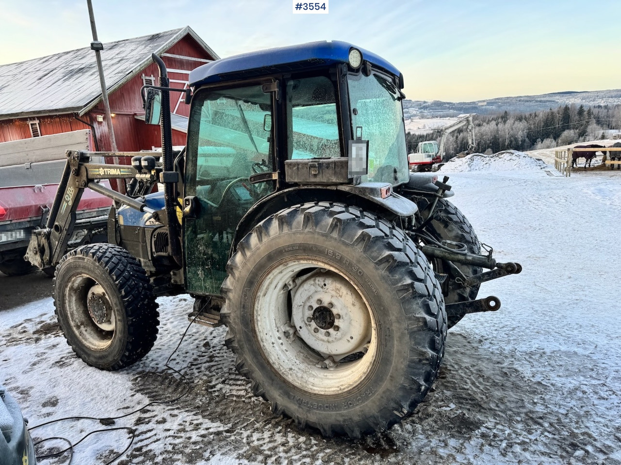טרקטור חקלאי 2003 New Holland TN75D 4x4 w/ Front Loader. 4000 hours!: תמונה 10
