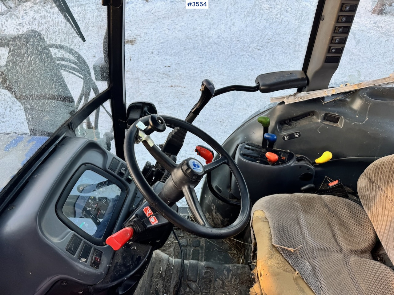 טרקטור חקלאי 2003 New Holland TN75D 4x4 w/ Front Loader. 4000 hours!: תמונה 31
