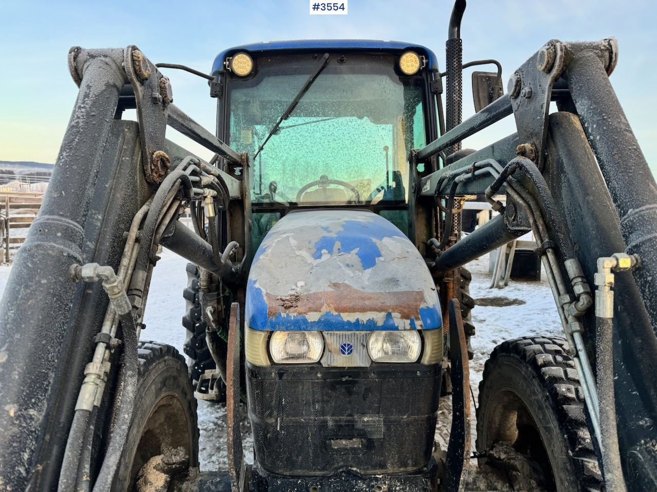 טרקטור חקלאי 2003 New Holland TN75D 4x4 w/ Front Loader. 4000 hours!: תמונה 27
