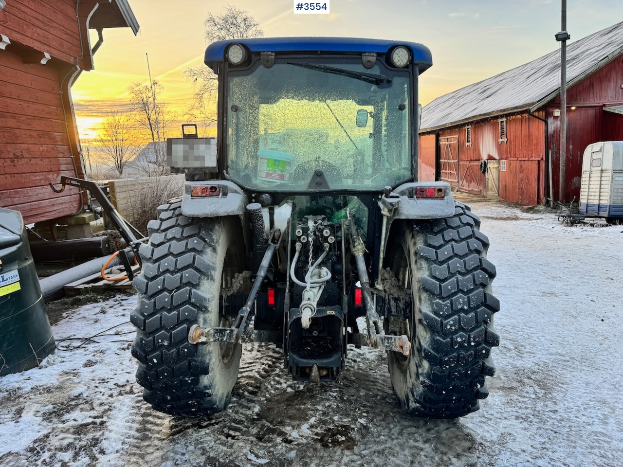 טרקטור חקלאי 2003 New Holland TN75D 4x4 w/ Front Loader. 4000 hours!: תמונה 8