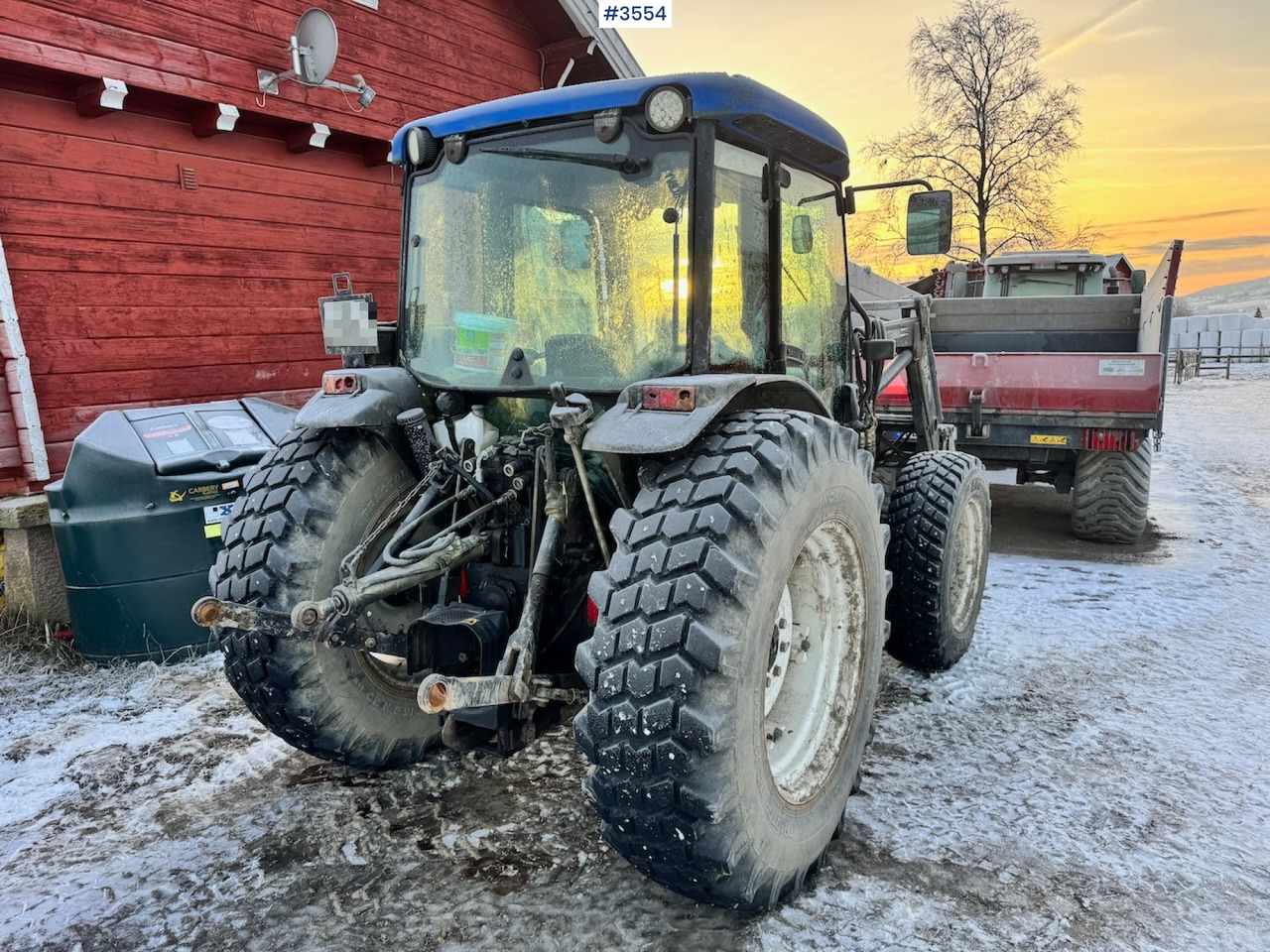 טרקטור חקלאי 2003 New Holland TN75D 4x4 w/ Front Loader. 4000 hours!: תמונה 6