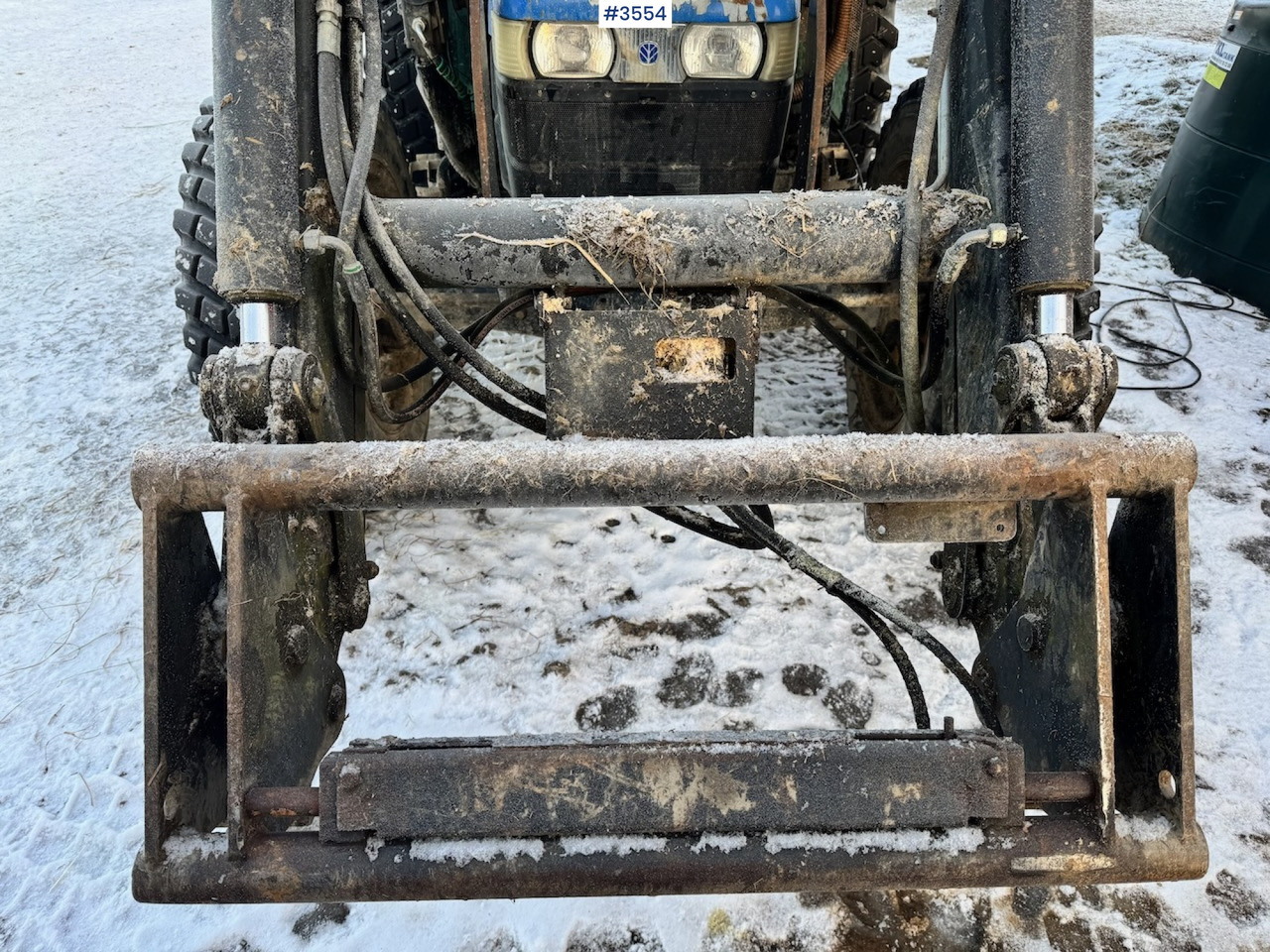 טרקטור חקלאי 2003 New Holland TN75D 4x4 w/ Front Loader. 4000 hours!: תמונה 24