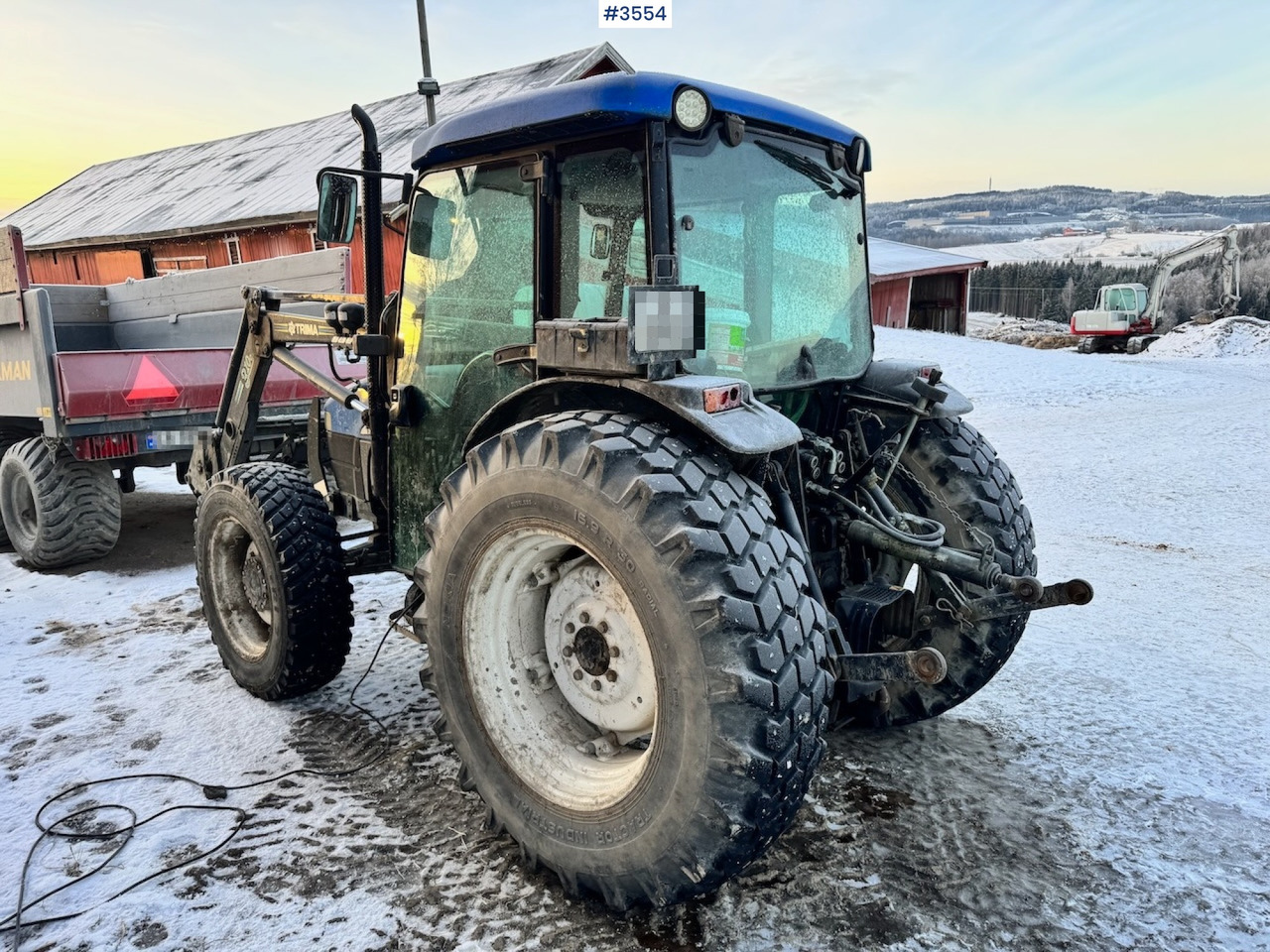 טרקטור חקלאי 2003 New Holland TN75D 4x4 w/ Front Loader. 4000 hours!: תמונה 9