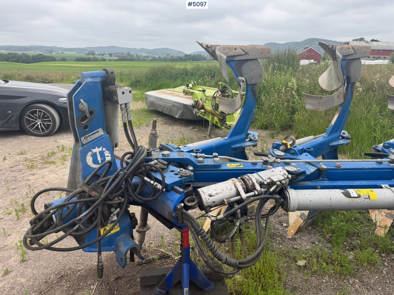 2003 Øverum VF CX5875 5-furrow reversible plough - ציוד עיבוד קרקע: תמונה 1 2003 Øverum VF CX5875 5-furrow reversible plough - ציוד עיבוד קרקע: תמונה 1