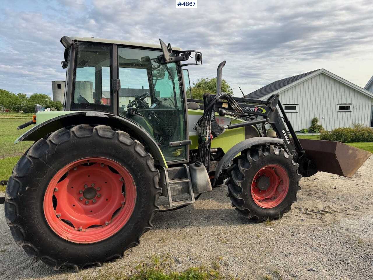 2007 Claas Celtis 446 with front loader, pallet forks, and bucket - טרקטור חקלאי: תמונה 3 2007 Claas Celtis 446 with front loader, pallet forks, and bucket - טרקטור חקלאי: תמונה 3