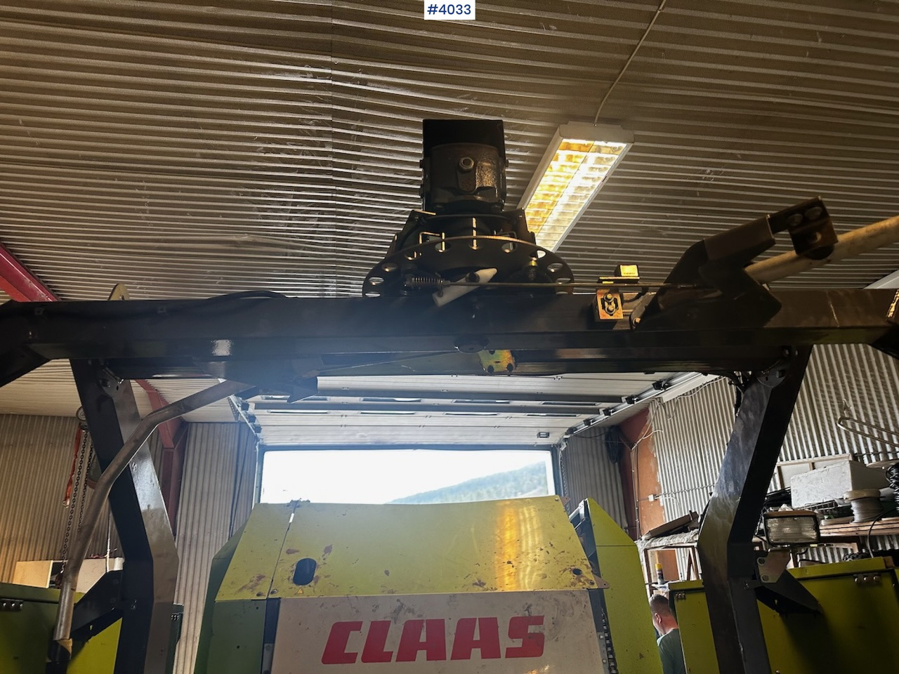 ציוד חציר ומספוא 2008 Claas rollant 355 uniwrap round baler press: תמונה 13