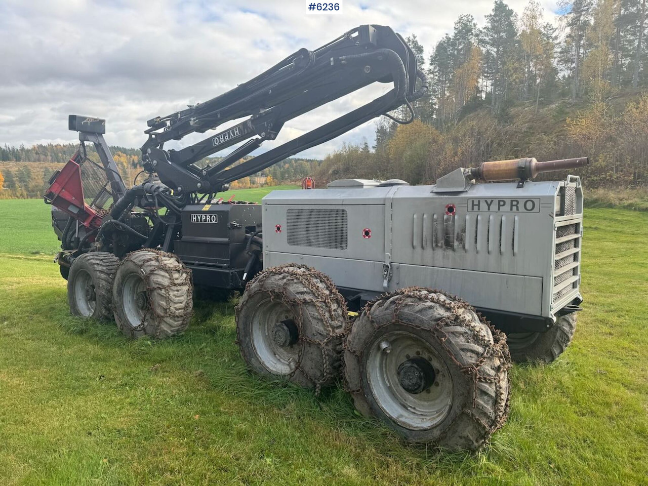 2008 Hypro 500LS harvesting machine with processor head and felling grapple - מקצרת יערות: תמונה 4 2008 Hypro 500LS harvesting machine with processor head and felling grapple - מקצרת יערות: תמונה 4