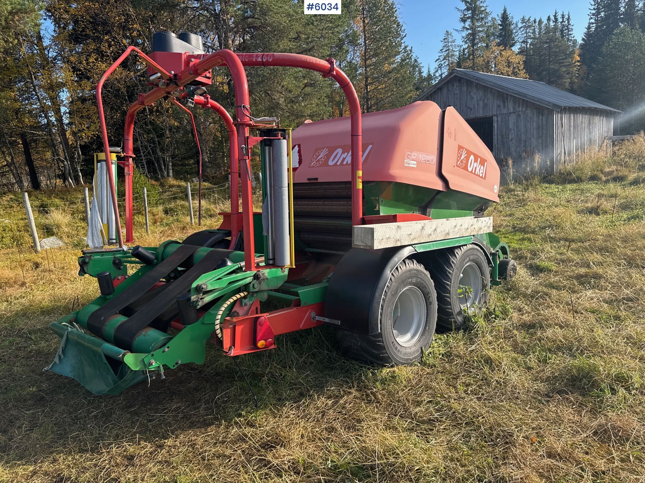2008 Orkel 1260 round baler - ציוד חציר ומספוא: תמונה 2 2008 Orkel 1260 round baler - ציוד חציר ומספוא: תמונה 2