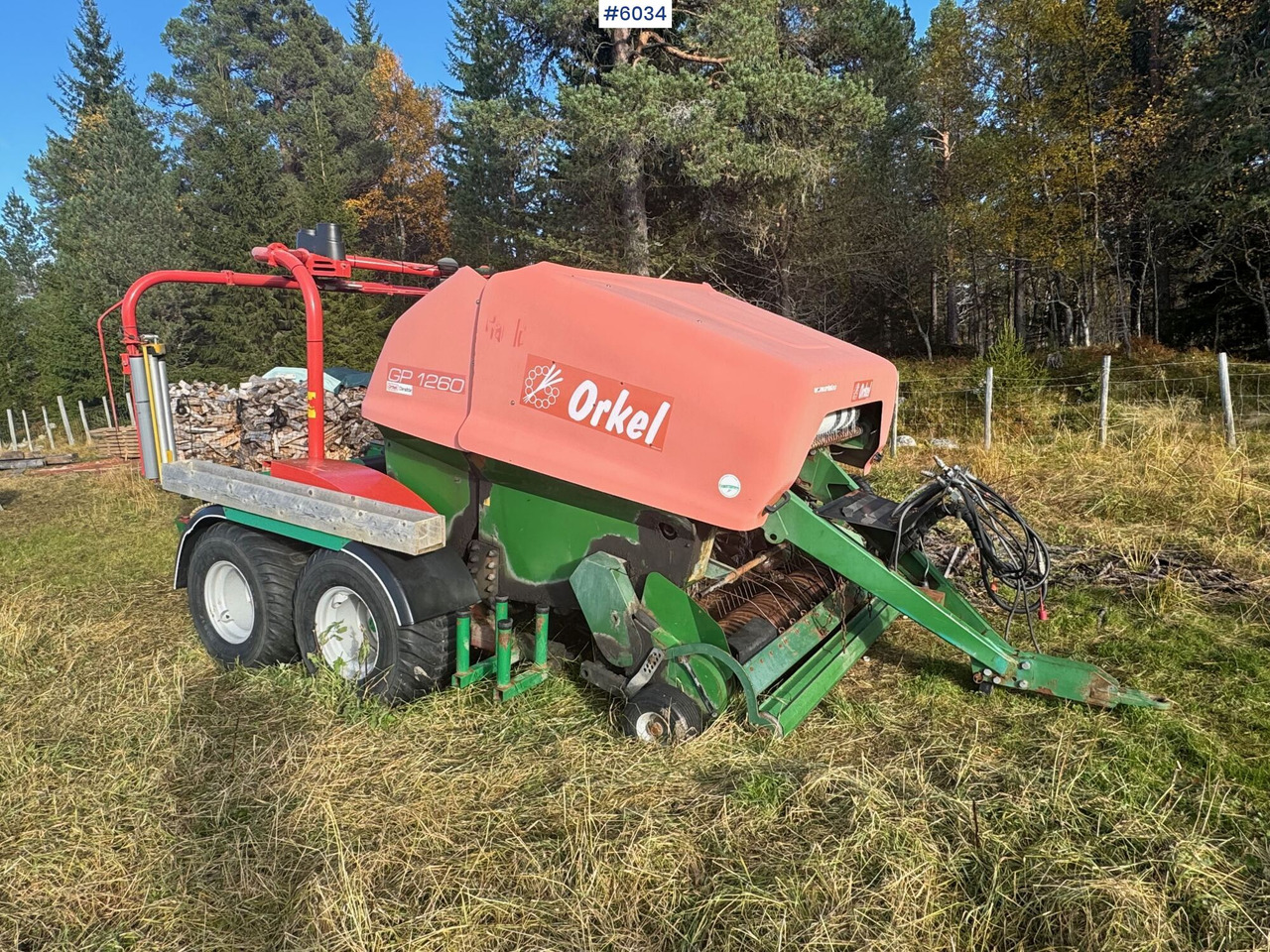 2008 Orkel 1260 round baler - ציוד חציר ומספוא: תמונה 3 2008 Orkel 1260 round baler - ציוד חציר ומספוא: תמונה 3