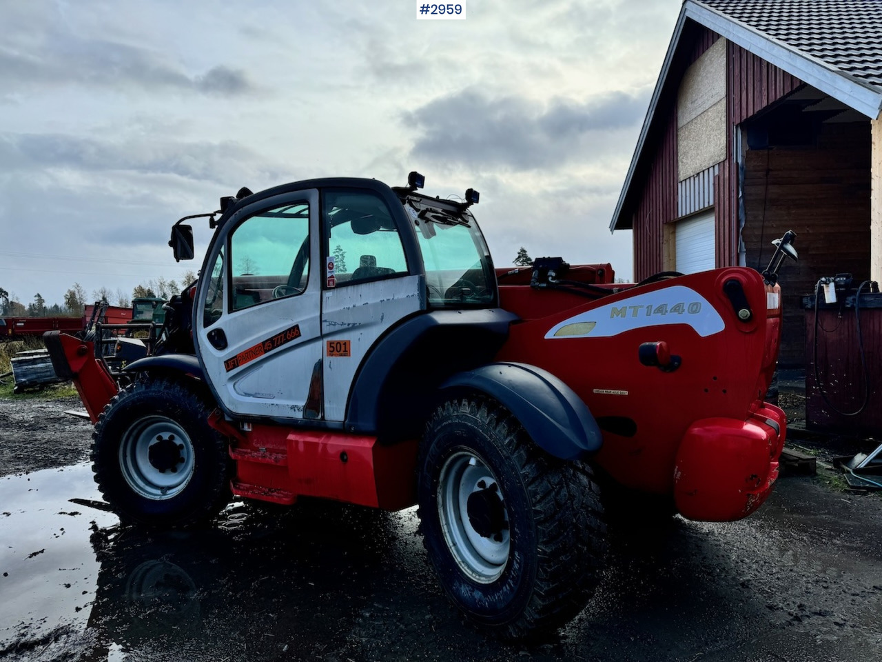 2009 Manitou MT 1440 Telescopic truck w/ Bucket, Pallet forks and Lifting jib - מפעיל טלסקופי: תמונה 3 2009 Manitou MT 1440 Telescopic truck w/ Bucket, Pallet forks and Lifting jib - מפעיל טלסקופי: תמונה 3