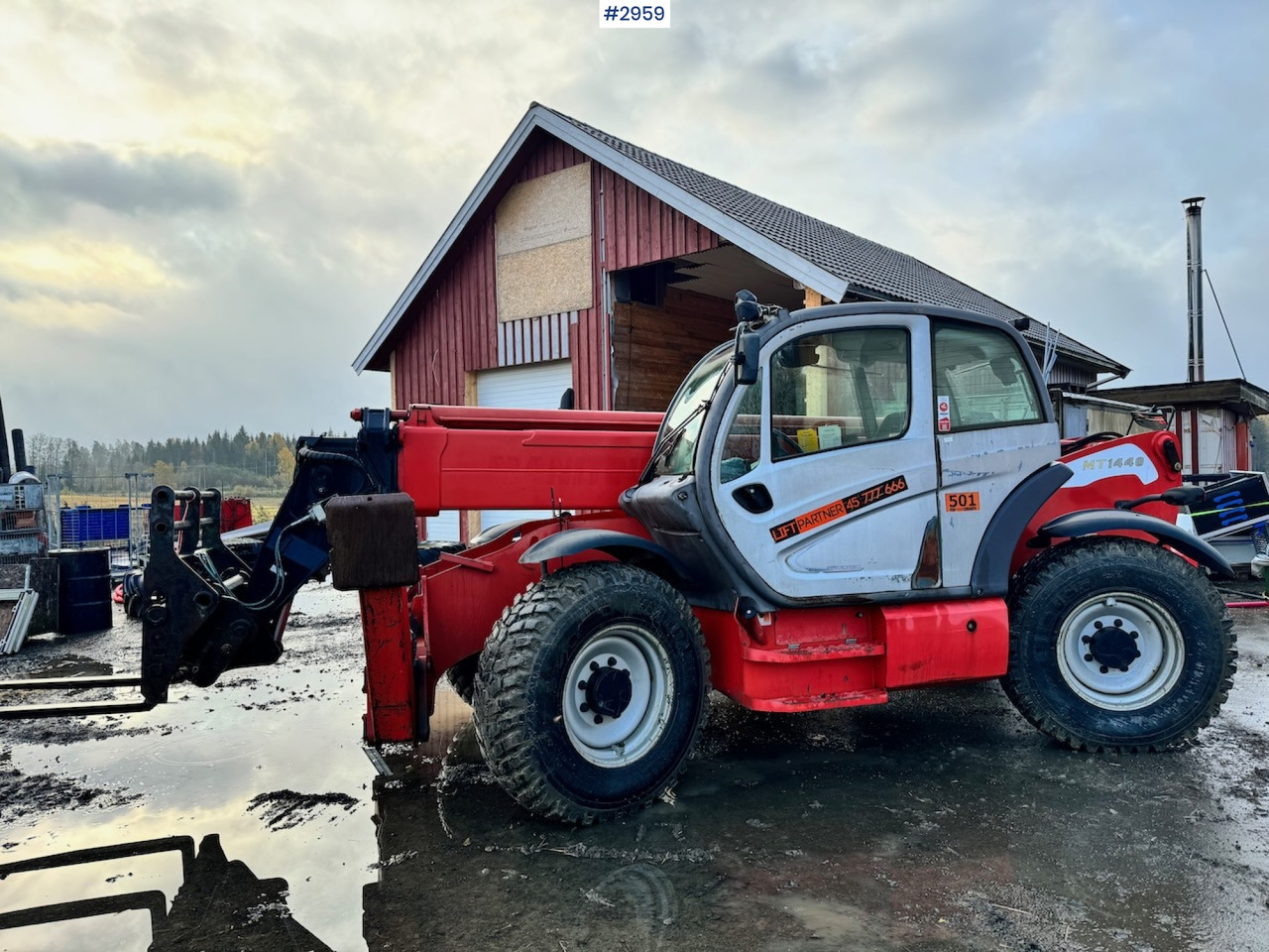 2009 Manitou MT 1440 Telescopic truck w/ Bucket, Pallet forks and Lifting jib - מפעיל טלסקופי: תמונה 2 2009 Manitou MT 1440 Telescopic truck w/ Bucket, Pallet forks and Lifting jib - מפעיל טלסקופי: תמונה 2