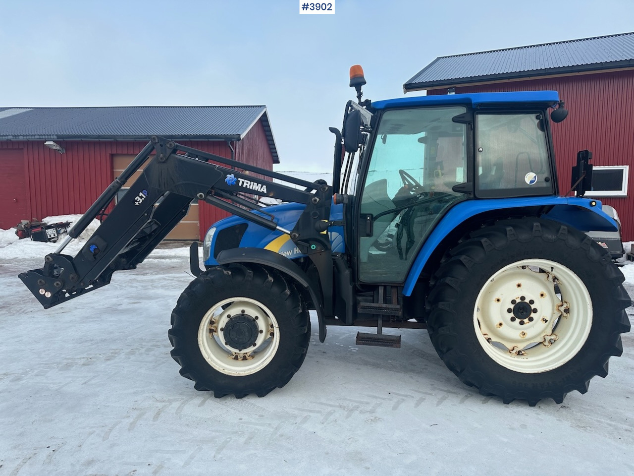 טרקטור חקלאי 2011 New Holland T5070 4x4 m/ frontlaster: תמונה 9