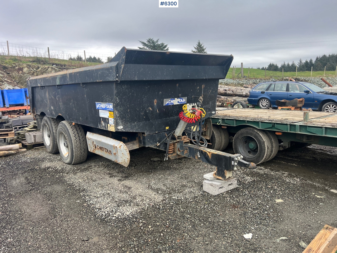 2012 Chieftain 20 ton 2 axle dump trailer - מסיר פסולת/ קרון נגרר חקלאי: תמונה 2 2012 Chieftain 20 ton 2 axle dump trailer - מסיר פסולת/ קרון נגרר חקלאי: תמונה 2