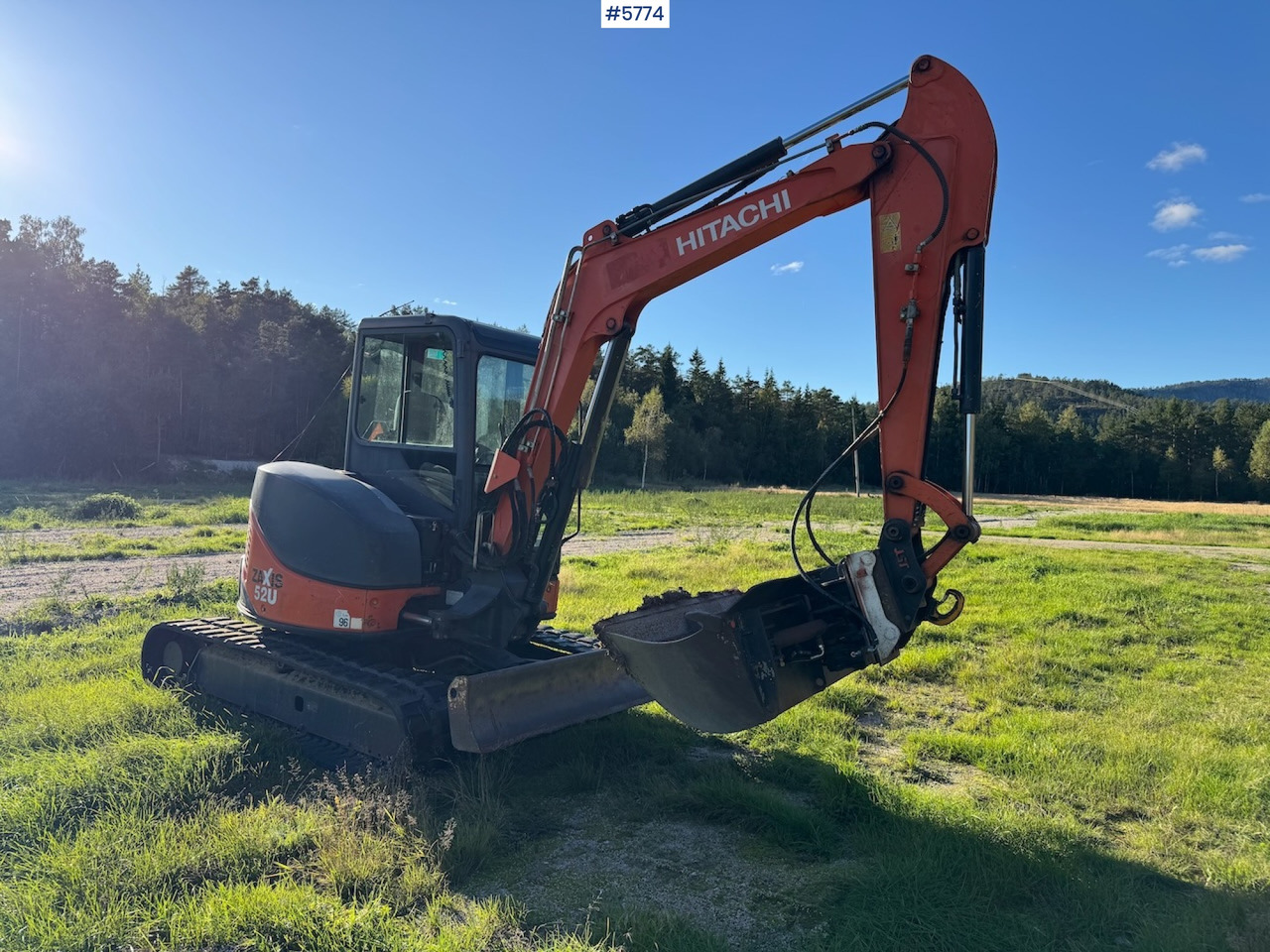 2012 Hitachi ZX 52 U-3 CLR - מחפר: תמונה 4 2012 Hitachi ZX 52 U-3 CLR - מחפר: תמונה 4
