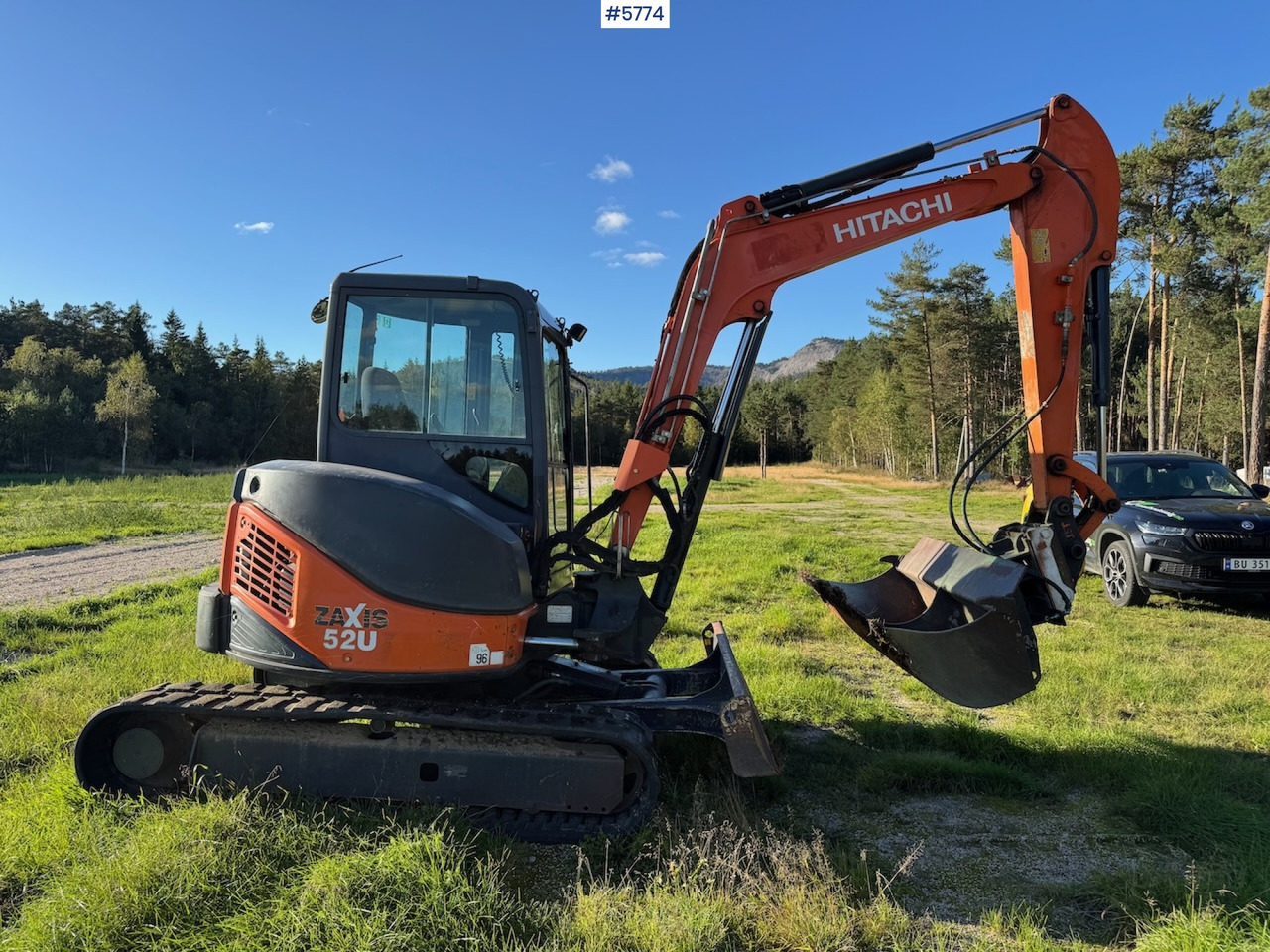 2012 Hitachi ZX 52 U-3 CLR - מחפר: תמונה 5 2012 Hitachi ZX 52 U-3 CLR - מחפר: תמונה 5