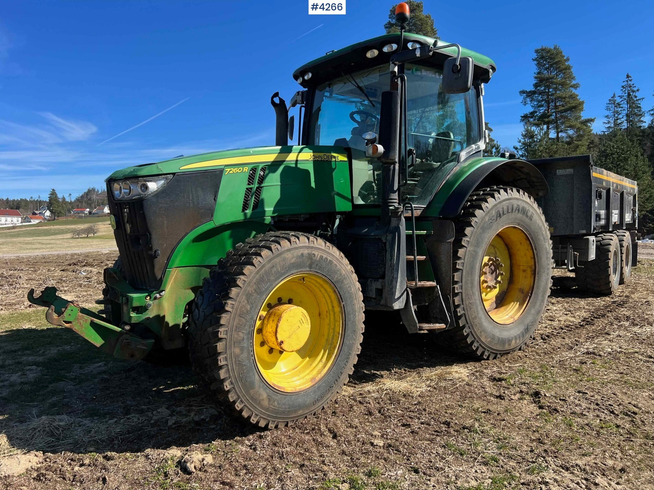 2012 John Deere 7260R Tractor w/ PTO - טרקטור חקלאי: תמונה 4 2012 John Deere 7260R Tractor w/ PTO - טרקטור חקלאי: תמונה 4