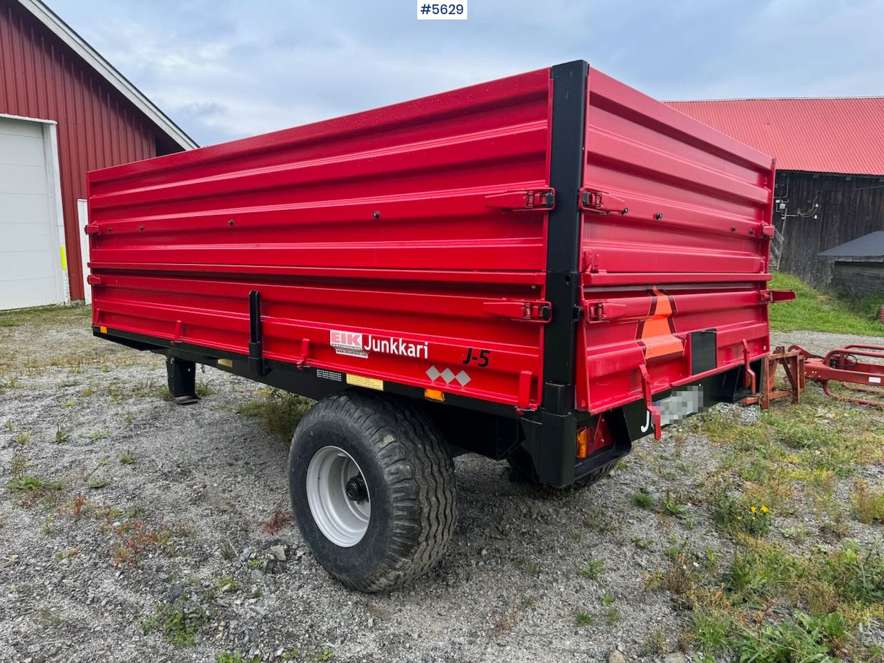 2012 Junkkari J5 - קרון נגרר חקלאי: תמונה 3 2012 Junkkari J5 - קרון נגרר חקלאי: תמונה 3