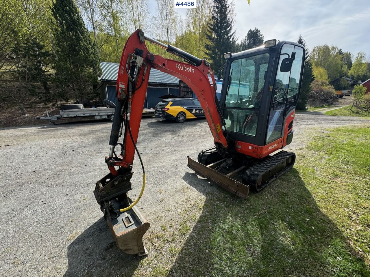 מחפר 2014 Kubota KX019 Mini excavator with two buckets: תמונה 11