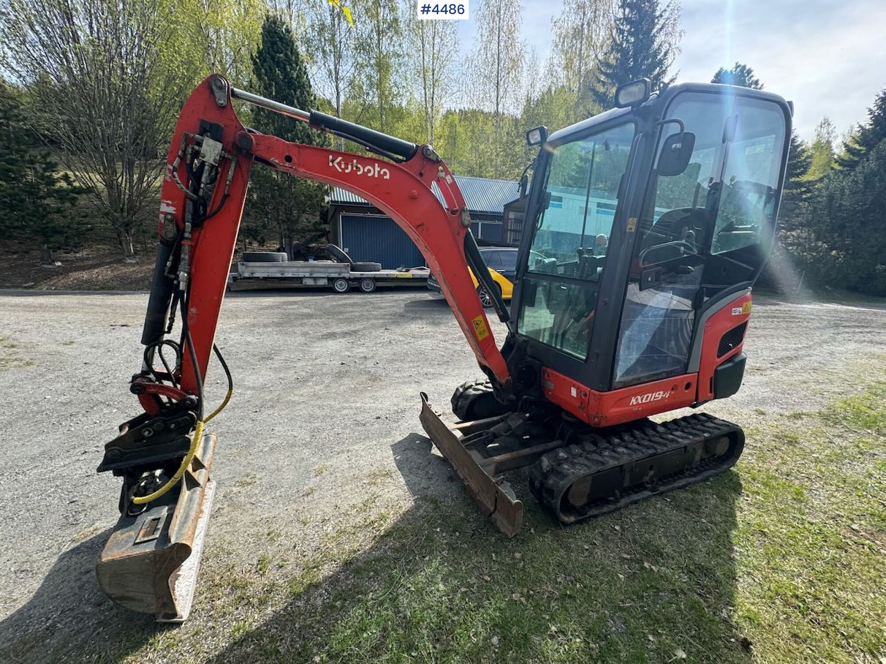 מחפר 2014 Kubota KX019 Mini excavator with two buckets: תמונה 9