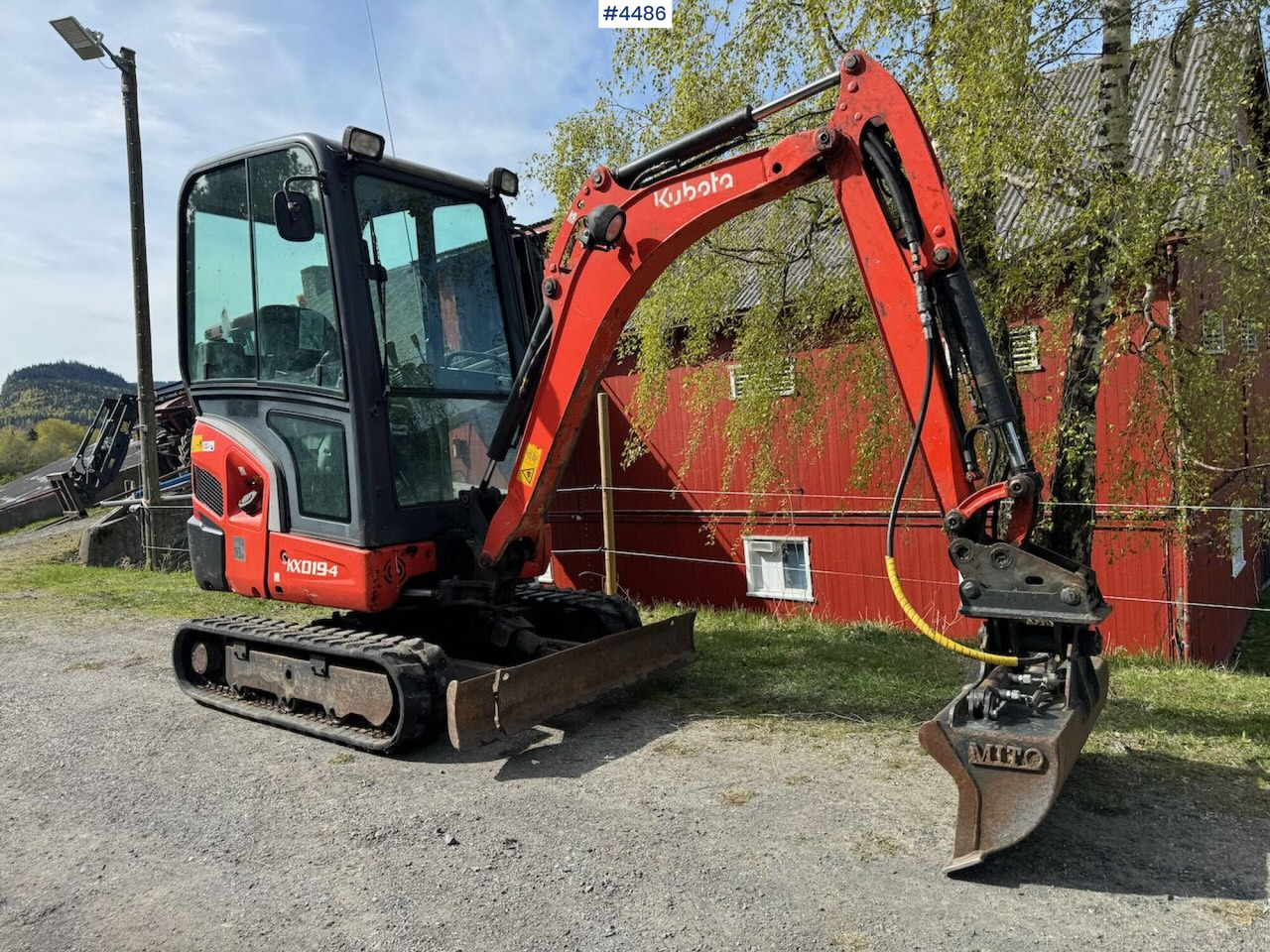 מחפר 2014 Kubota KX019 Mini excavator with two buckets: תמונה 6