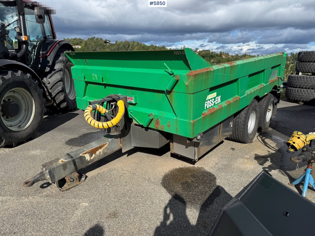 2015 Foss EIK 5.150 Dumper with 50 km/h. - מסיר פסולת/ קרון נגרר חקלאי: תמונה 1 2015 Foss EIK 5.150 Dumper with 50 km/h. - מסיר פסולת/ קרון נגרר חקלאי: תמונה 1