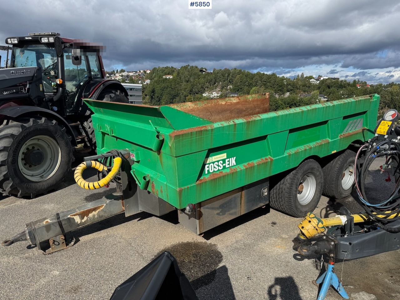 2015 Foss EIK 5.150 Dumper with 50 km/h. - מסיר פסולת/ קרון נגרר חקלאי: תמונה 2 2015 Foss EIK 5.150 Dumper with 50 km/h. - מסיר פסולת/ קרון נגרר חקלאי: תמונה 2