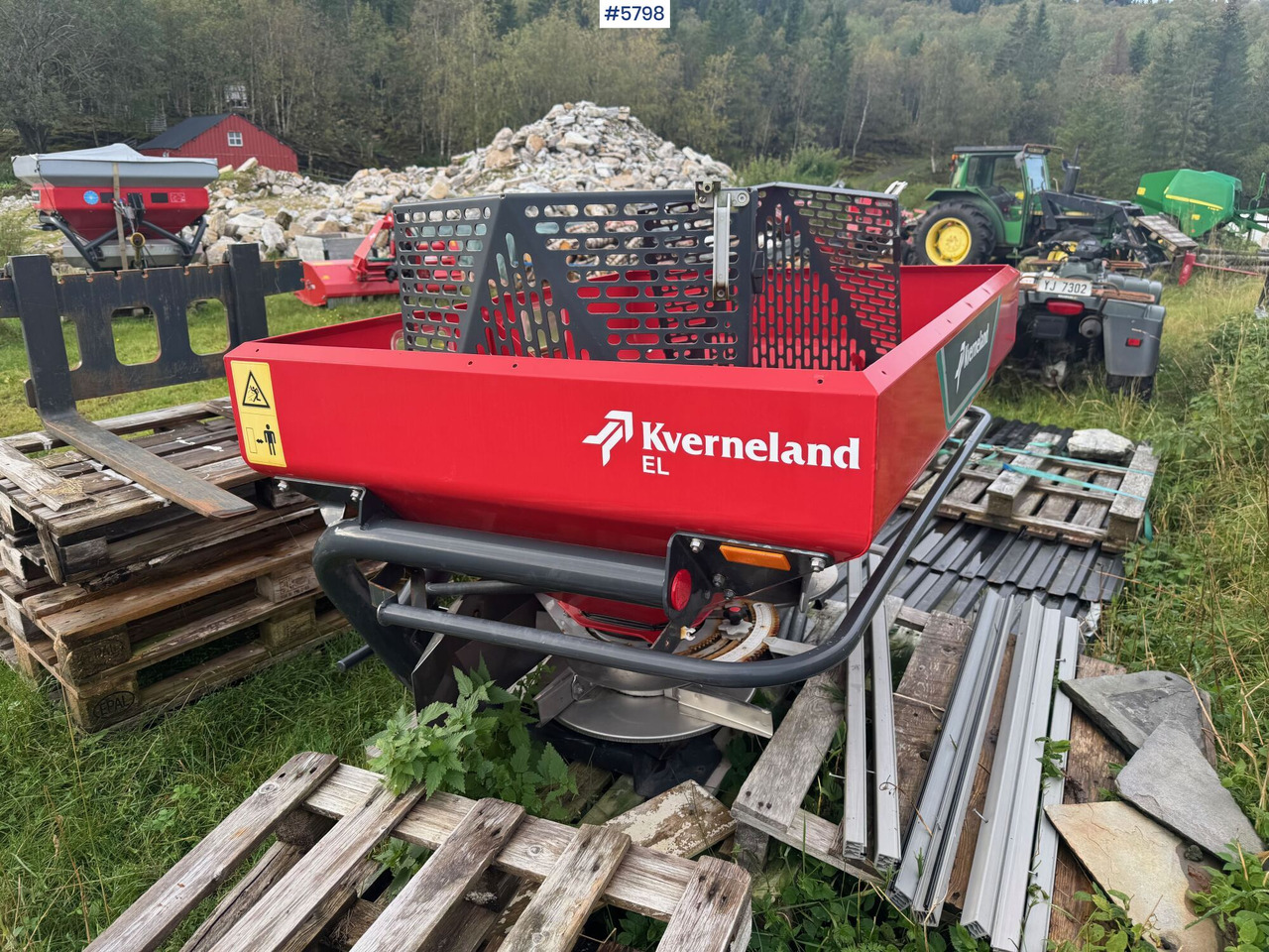 2018 Kverneland Manure spreader. Repair project - מפזרת דשן: תמונה 1 2018 Kverneland Manure spreader. Repair project - מפזרת דשן: תמונה 1