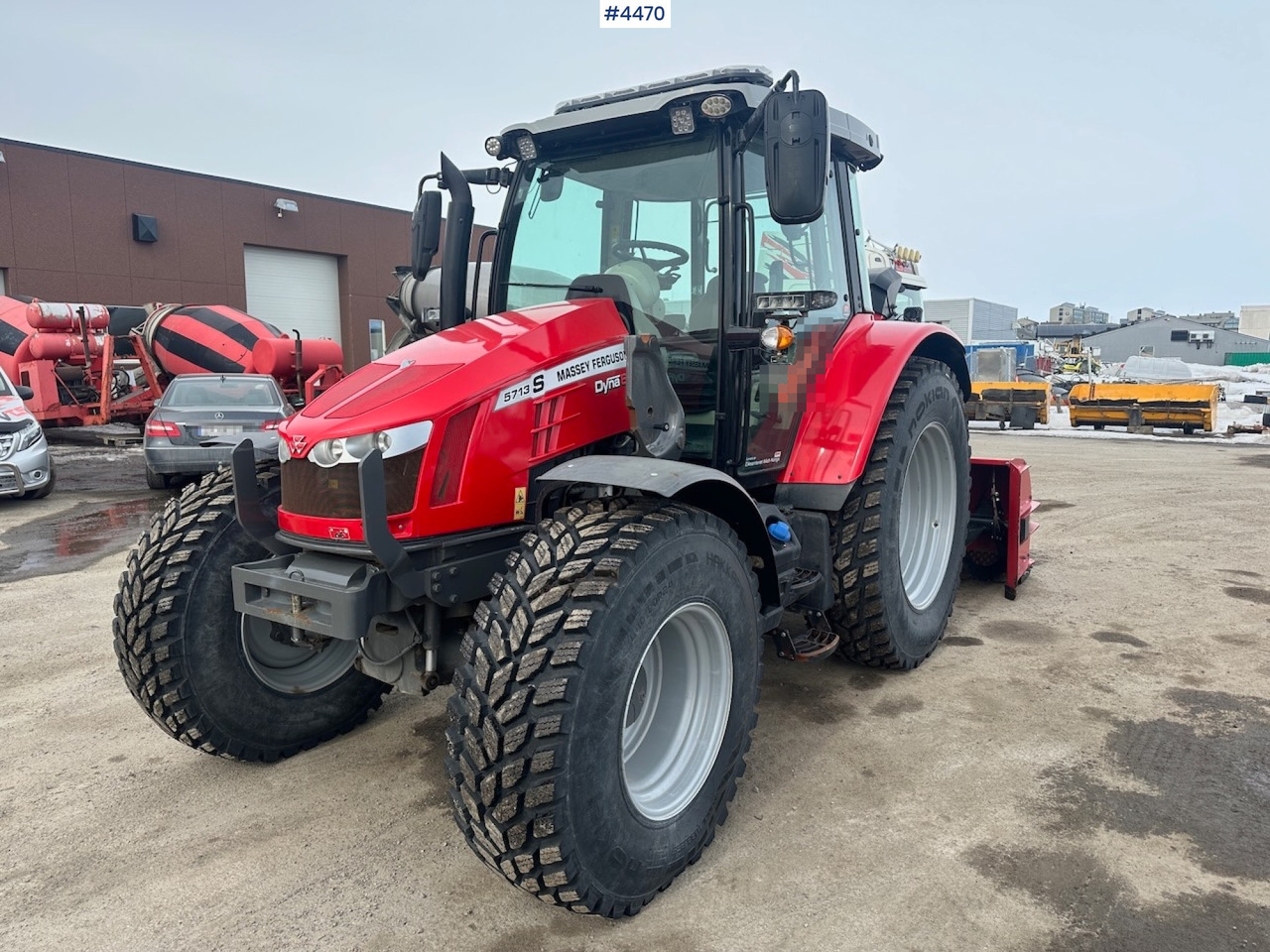 2018 Massey Ferguson MF5713 S w/ 2020 Dalen snow blower - טרקטור חקלאי: תמונה 2 2018 Massey Ferguson MF5713 S w/ 2020 Dalen snow blower - טרקטור חקלאי: תמונה 2
