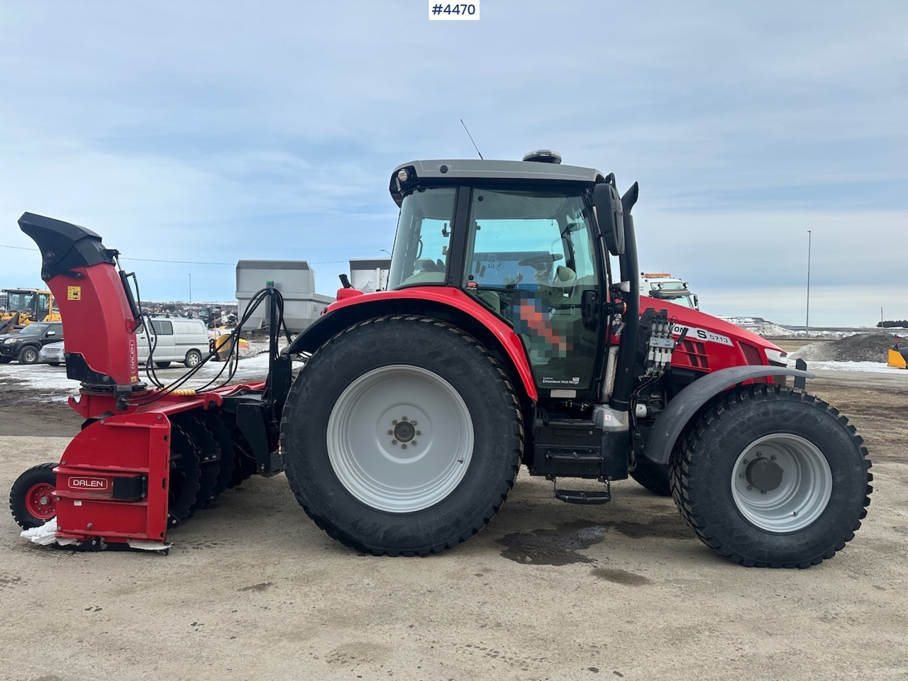 2018 Massey Ferguson MF5713 S w/ 2020 Dalen snow blower - טרקטור חקלאי: תמונה 1 2018 Massey Ferguson MF5713 S w/ 2020 Dalen snow blower - טרקטור חקלאי: תמונה 1