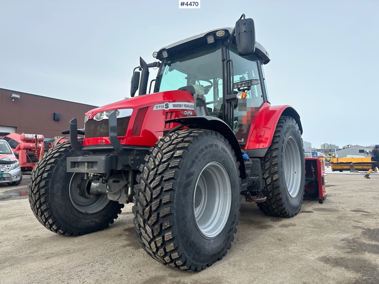 2018 Massey Ferguson MF5713 S w/ 2020 Dalen snow blower - טרקטור חקלאי: תמונה 4 2018 Massey Ferguson MF5713 S w/ 2020 Dalen snow blower - טרקטור חקלאי: תמונה 4