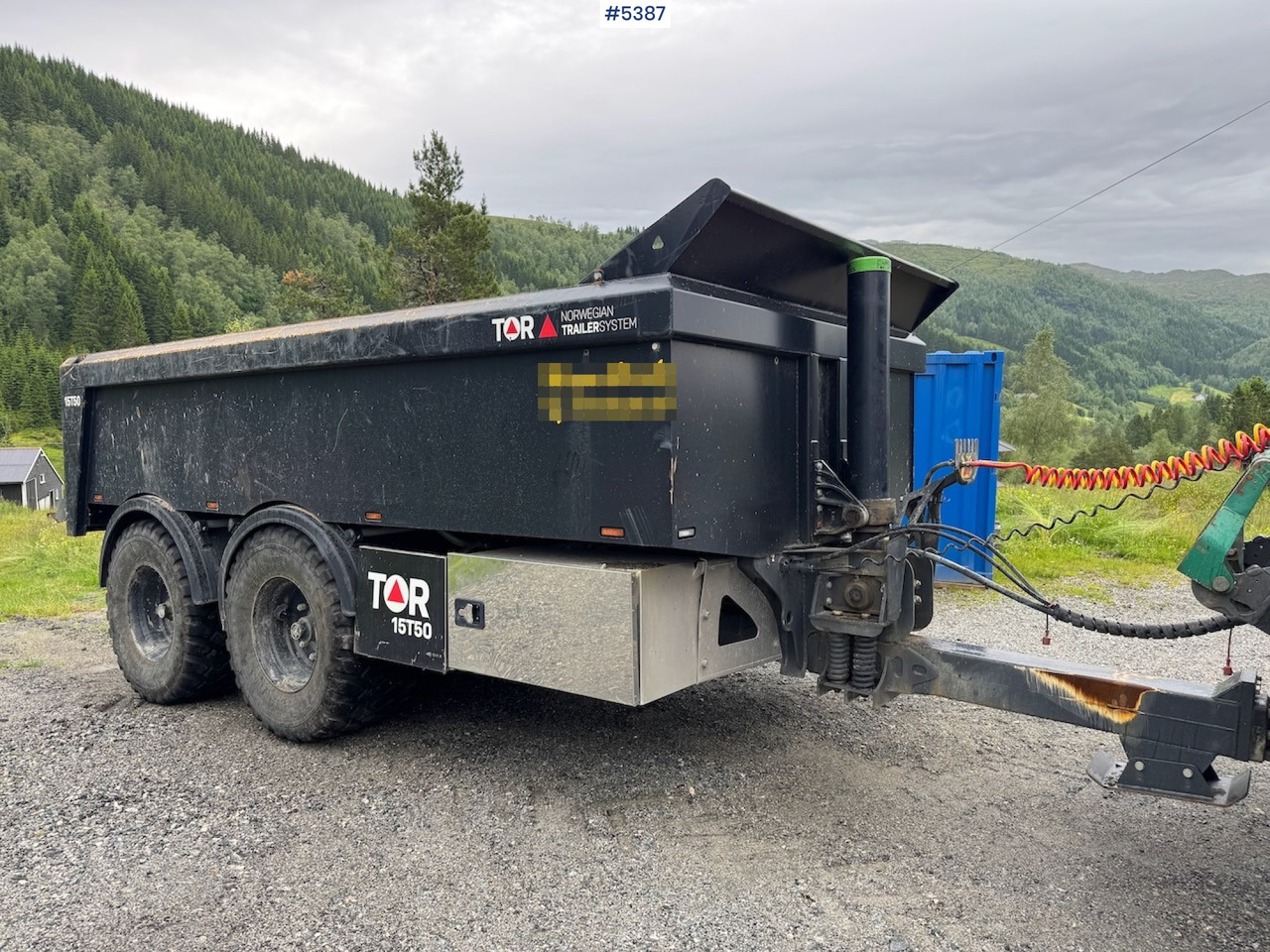 2023 TOR T15T50 Dump trailer. - מסיר פסולת/ קרון נגרר חקלאי: תמונה 2 2023 TOR T15T50 Dump trailer. - מסיר פסולת/ קרון נגרר חקלאי: תמונה 2