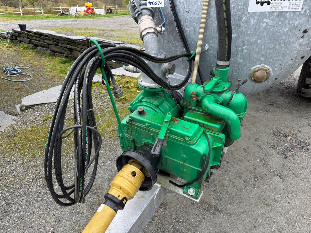 2024 Garcia C-60 6000 liter manure wagon w/ vacuum, combi and cannon. - מכל תערובת: תמונה 5 2024 Garcia C-60 6000 liter manure wagon w/ vacuum, combi and cannon. - מכל תערובת: תמונה 5