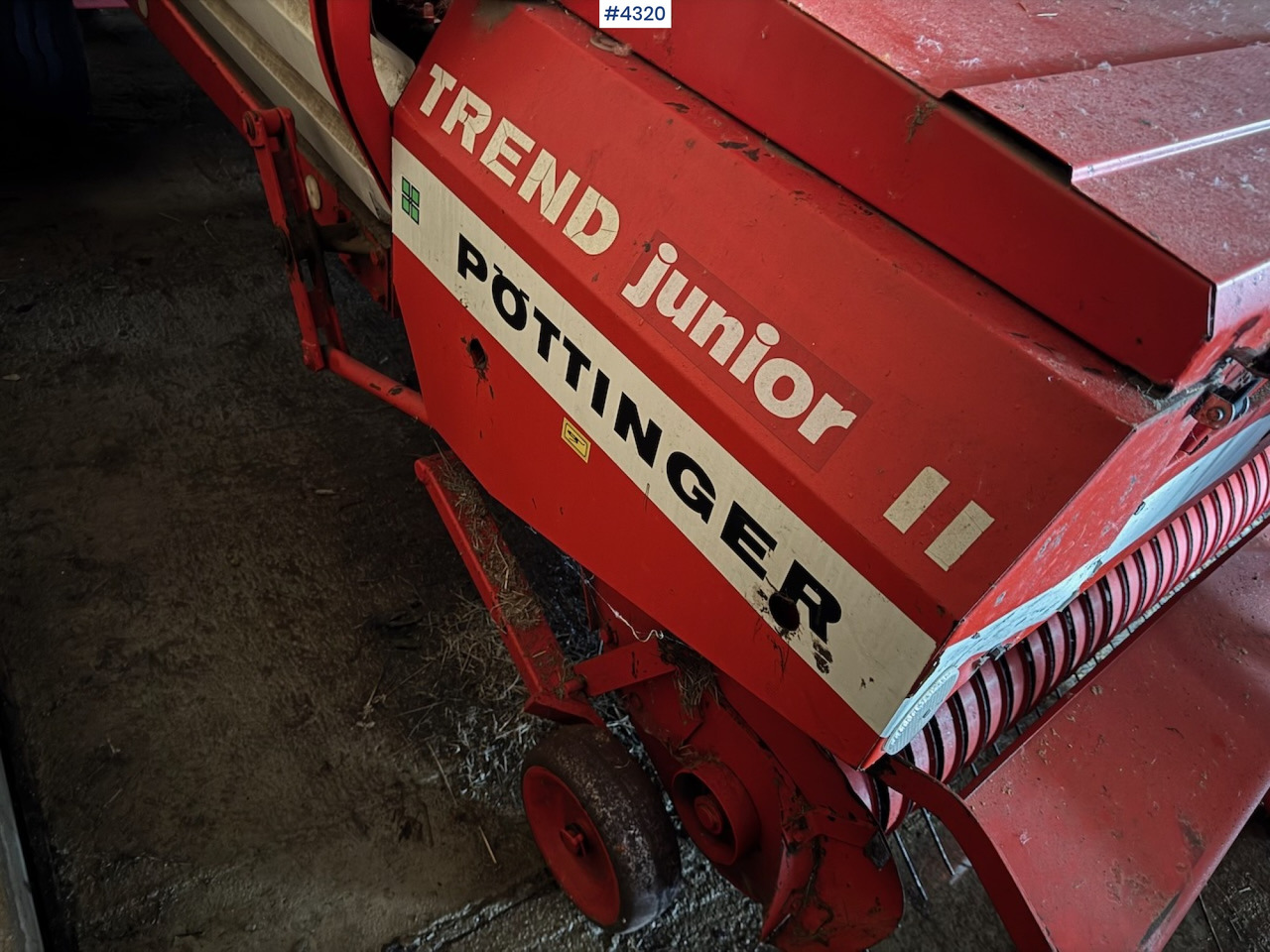 ציוד חציר ומספוא Pottinger Trend Junior II pickupvogn: תמונה 9