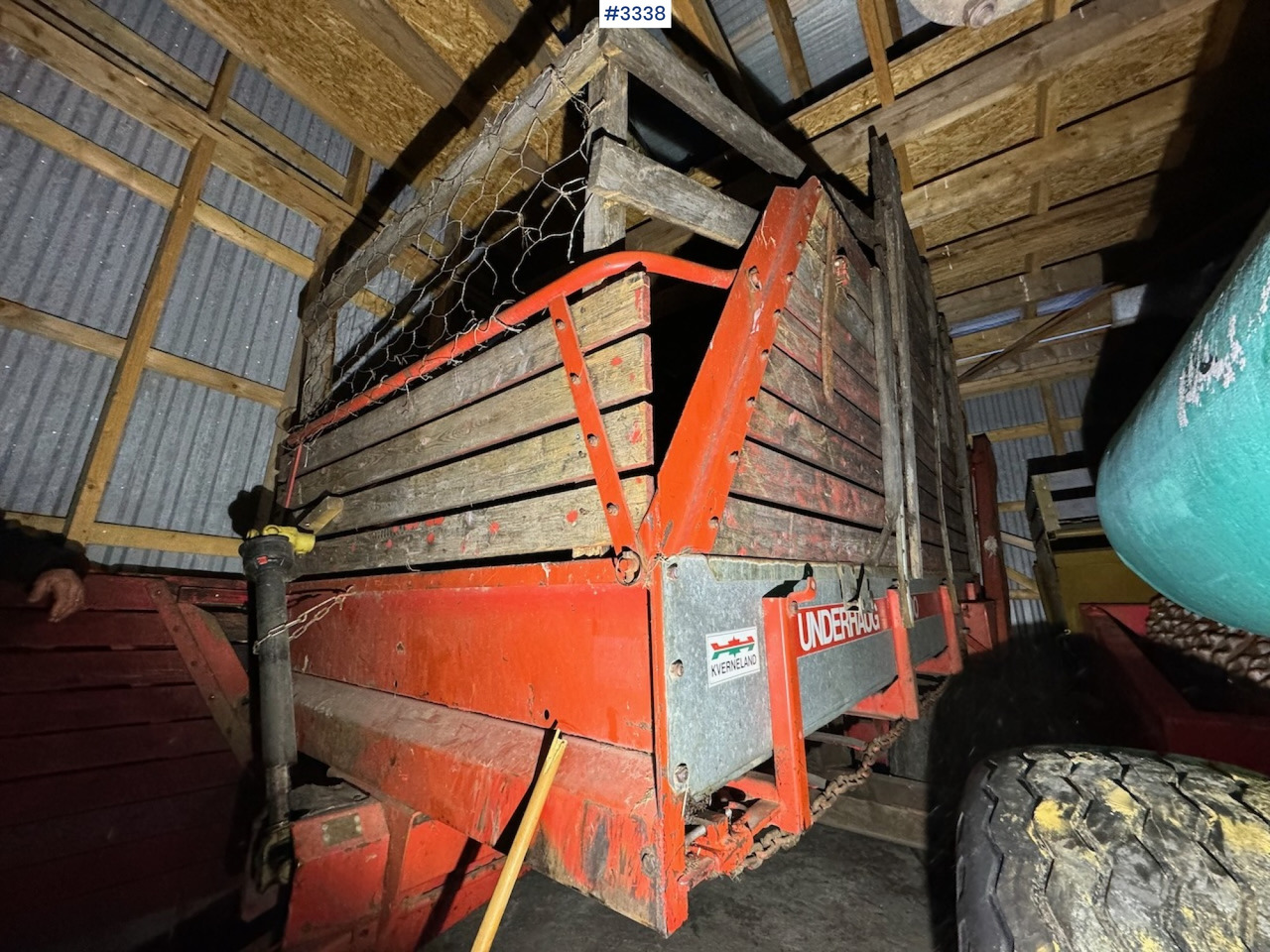 Underhaug 7000 unloading trailer w/ bogie - ציוד חציר ומספוא: תמונה 1 Underhaug 7000 unloading trailer w/ bogie - ציוד חציר ומספוא: תמונה 1