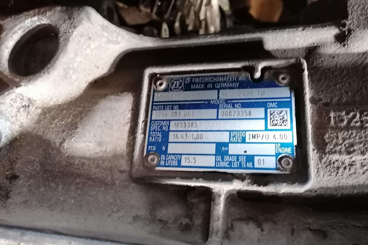 ZF Gearbox 16S2330TD DAF Ecosplit IV - תיבת הילוכים עבור משאית: תמונה 3 ZF Gearbox 16S2330TD DAF Ecosplit IV - תיבת הילוכים עבור משאית: תמונה 3