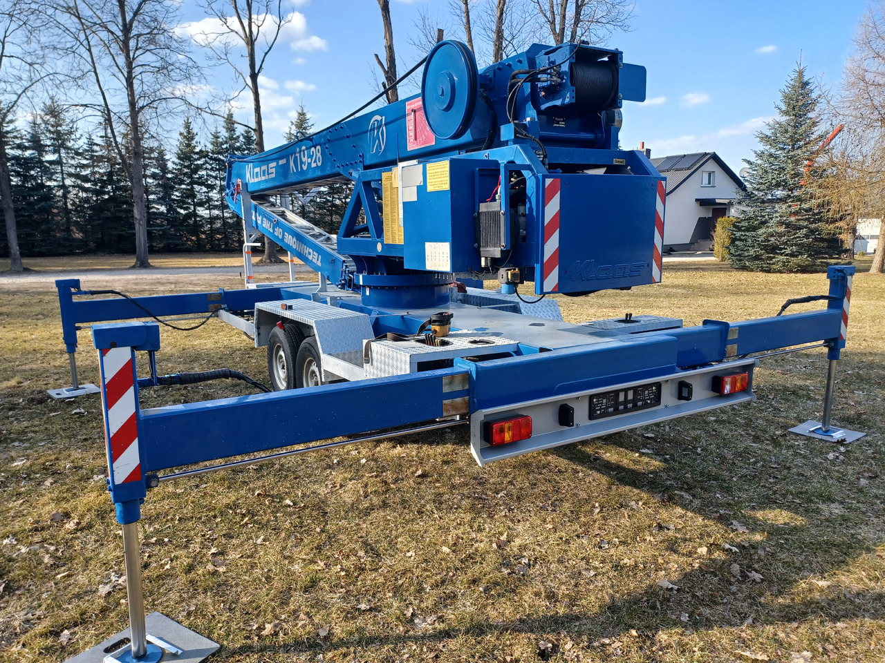 Klaas K19-28 - עגורן נייד, קרון נגרר: תמונה 2 Klaas K19-28 - עגורן נייד, קרון נגרר: תמונה 2