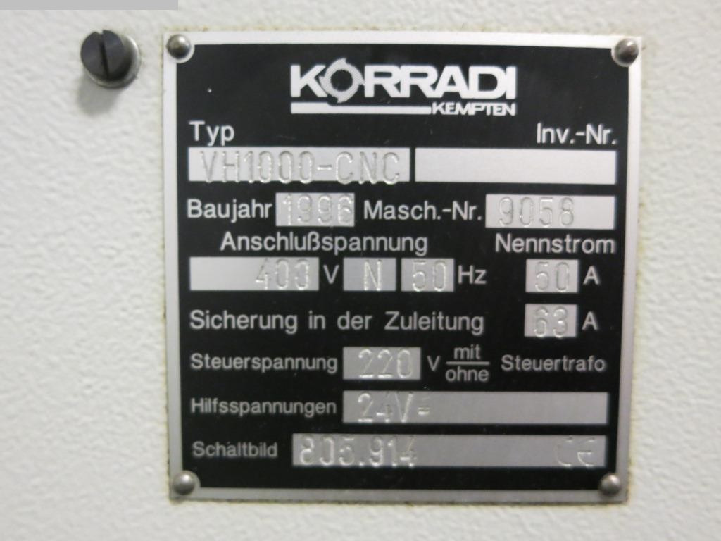 KORRADI VH1000-CNC - מרכז עיבוד שבבי: תמונה 5 KORRADI VH1000-CNC - מרכז עיבוד שבבי: תמונה 5