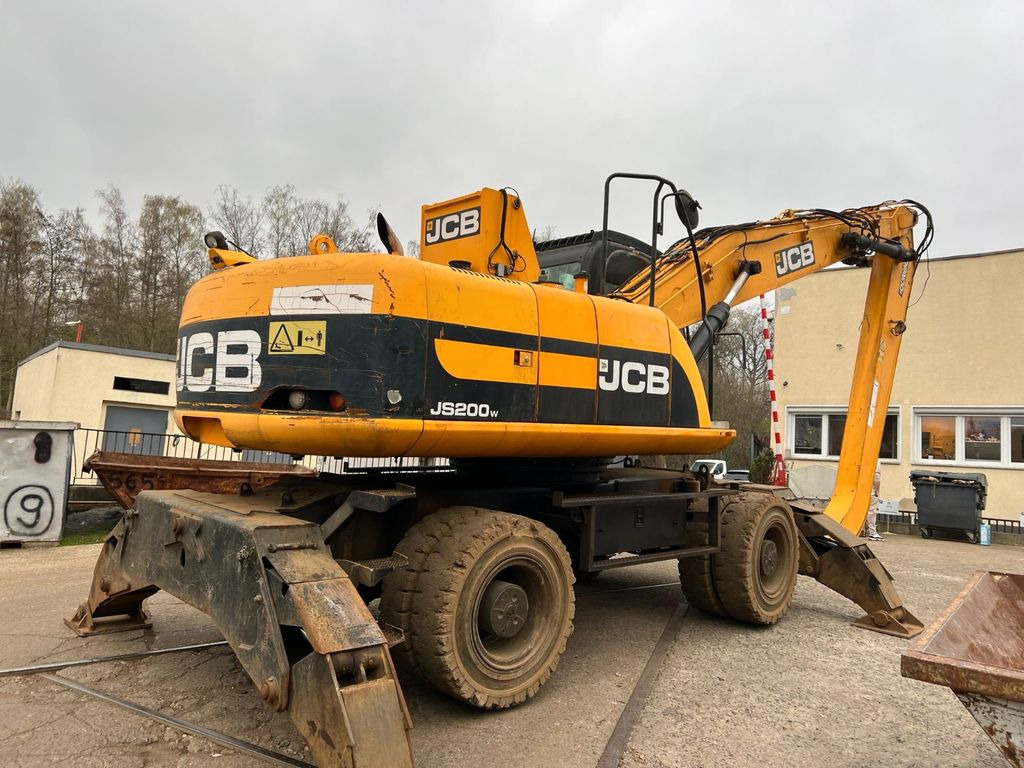 JCB JS 200 W Umschlagbagger JCB JS 200 W Umschlagbagger - מחפר גלגלים: תמונה 3 JCB JS 200 W Umschlagbagger JCB JS 200 W Umschlagbagger - מחפר גלגלים: תמונה 3