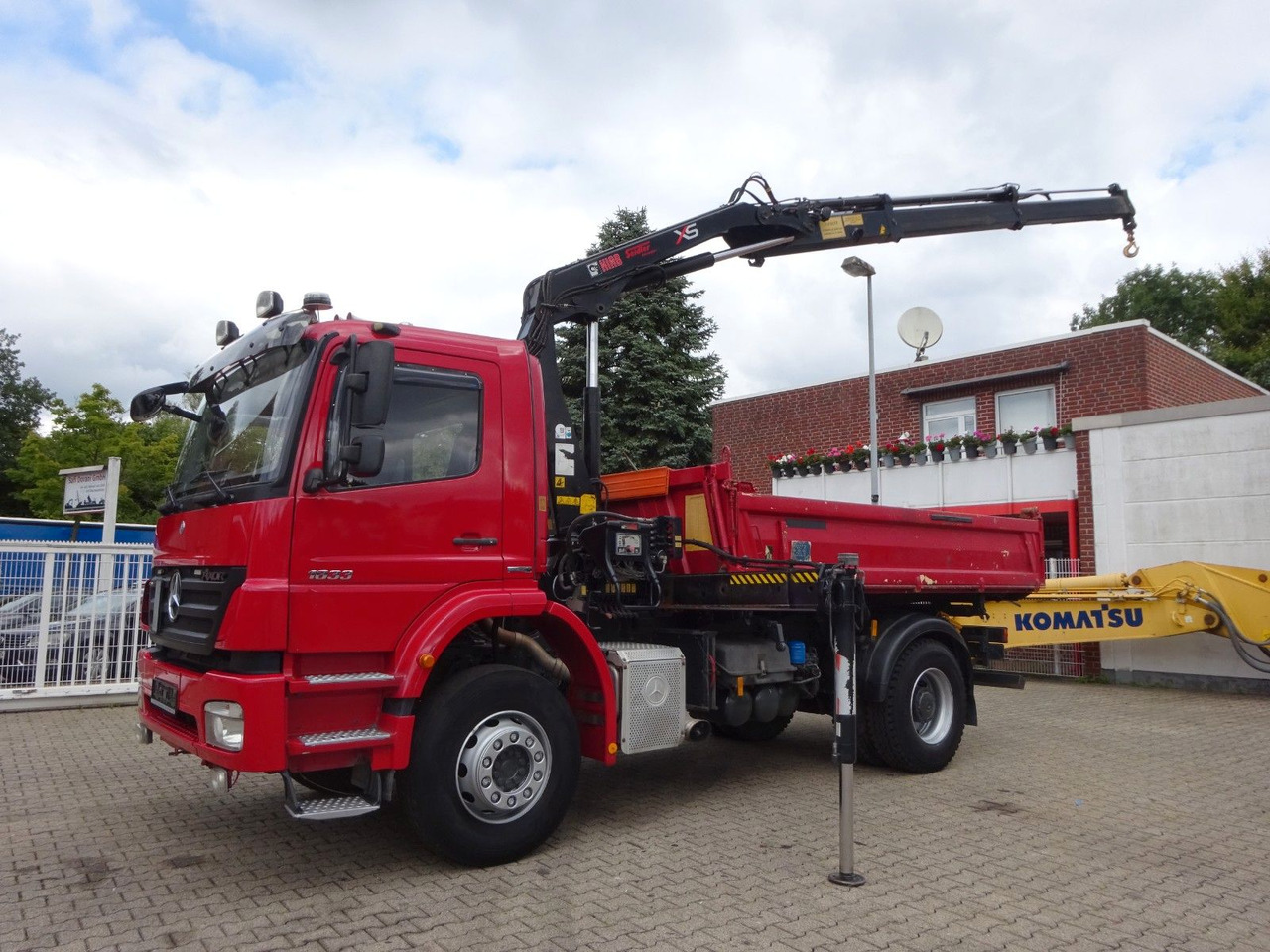 Mercedes-Benz 1833 Axor Meiller 3Skipper +HIAB 111 HIDUO +Funk - מזהיר, משאית מנוף: תמונה 4 Mercedes-Benz 1833 Axor Meiller 3Skipper +HIAB 111 HIDUO +Funk - מזהיר, משאית מנוף: תמונה 4