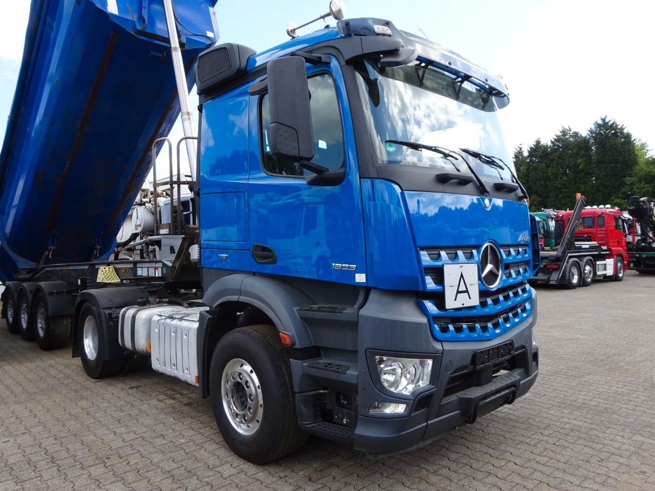 יחידת טרקטור Mercedes-Benz 1853 Arocs SZM mit Kipperpumpe: תמונה 7