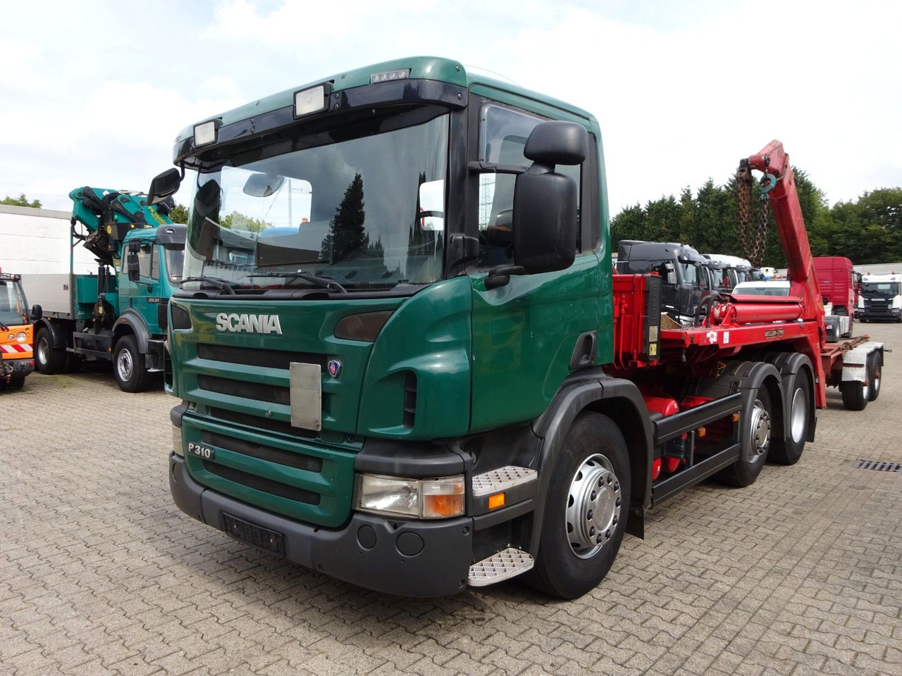 Scania P310 Absetzkipper MEILLER mit Lift+Lenkachse 6x2 - מזהיר: תמונה 1 Scania P310 Absetzkipper MEILLER mit Lift+Lenkachse 6x2 - מזהיר: תמונה 1
