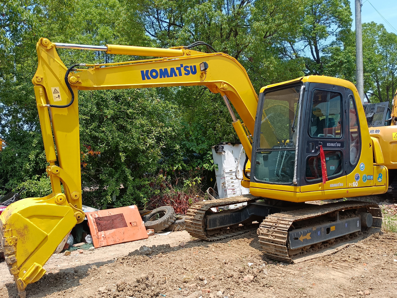 KOMATSU PC60-7 - מחפר סורק: תמונה 1 KOMATSU PC60-7 - מחפר סורק: תמונה 1