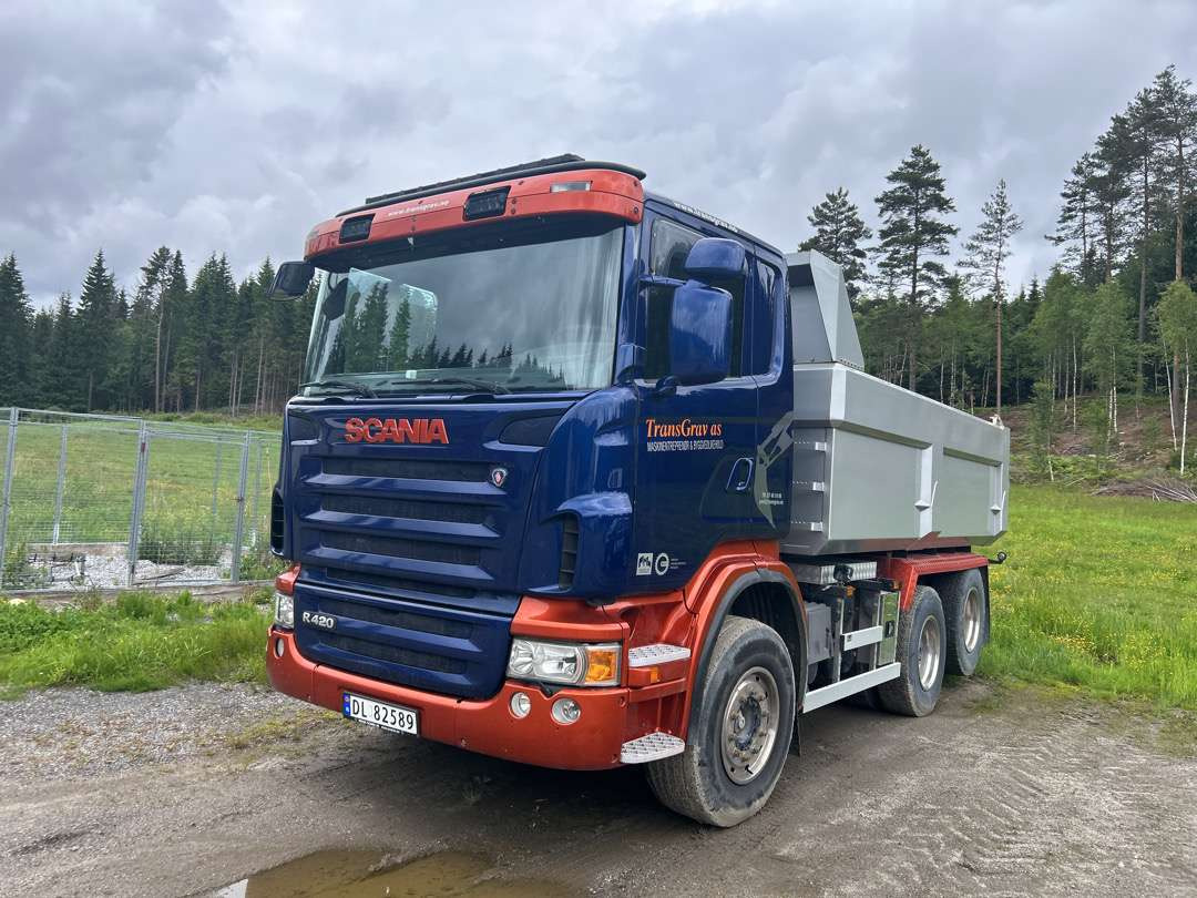 2008 Lastebil/dumper SCANIA R 420 CB6X2HNA EU-godkjent - מזהיר: תמונה 1 2008 Lastebil/dumper SCANIA R 420 CB6X2HNA EU-godkjent - מזהיר: תמונה 1